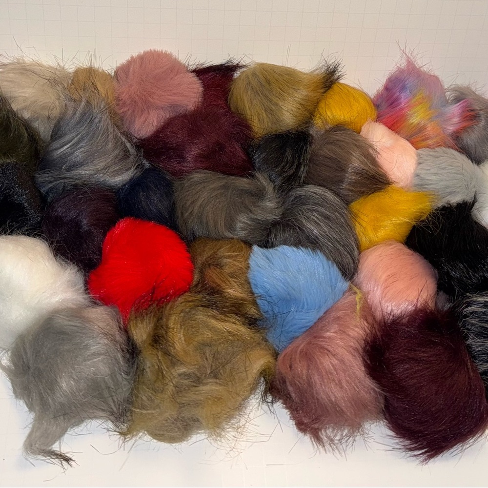 Colorful Faux Fur Fabric Bundle
